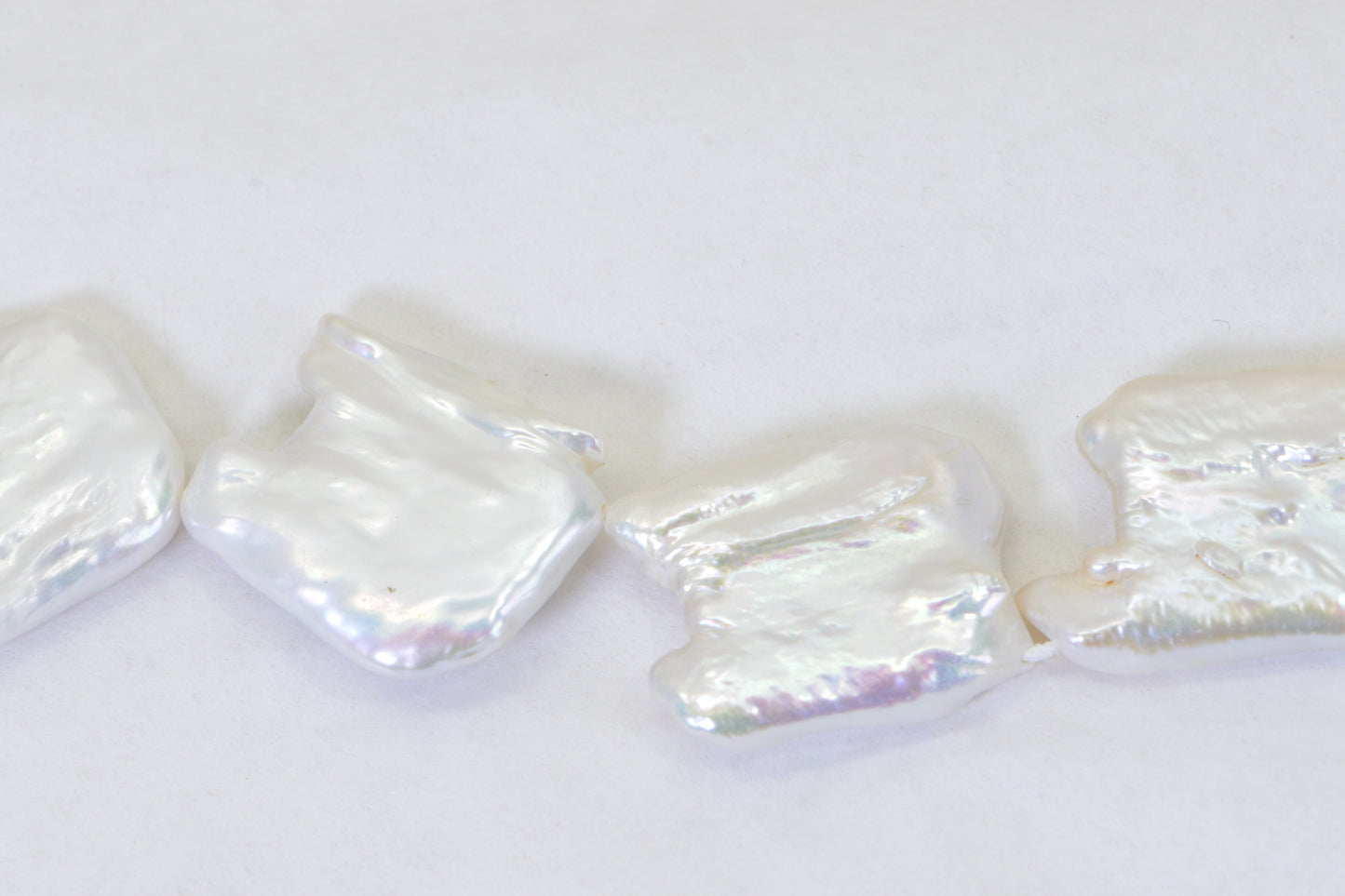 Baroque White Pearl Strand – AAA++ Quality