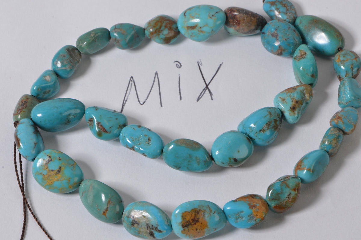 Royston Turquoise Nugget Beads Natural Gemstone Beads Turquoise Jewelry Supplies