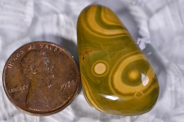 Kambamby Ocean Jasper Cabochon: Teardrop Gemstone (30.3x18x5.6mm)