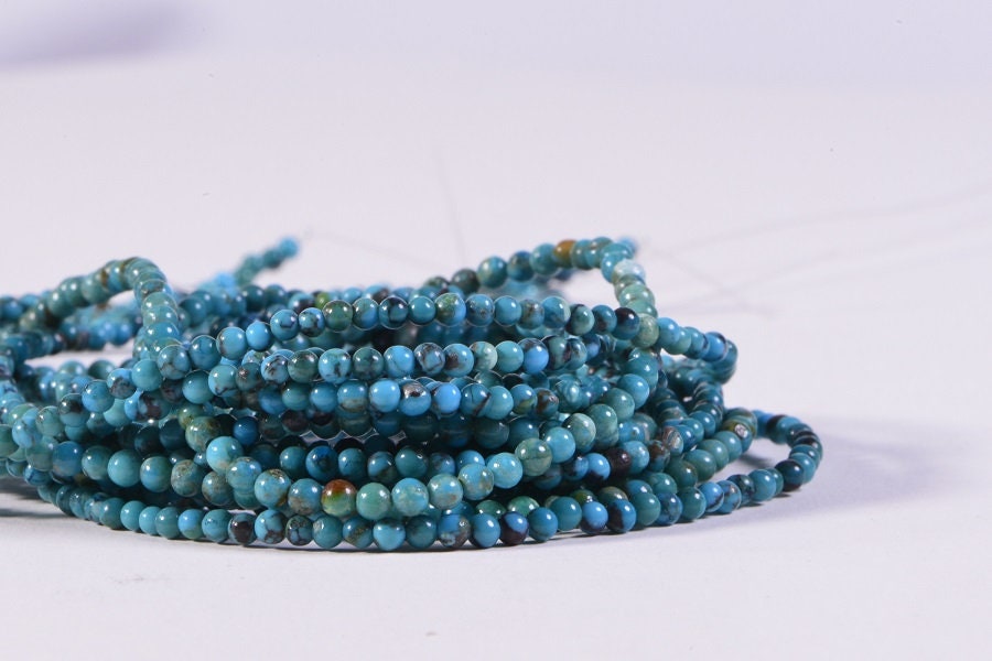 2mm Turquoise round Beads Natural Gemstone Beads Jewelry Making Supplies