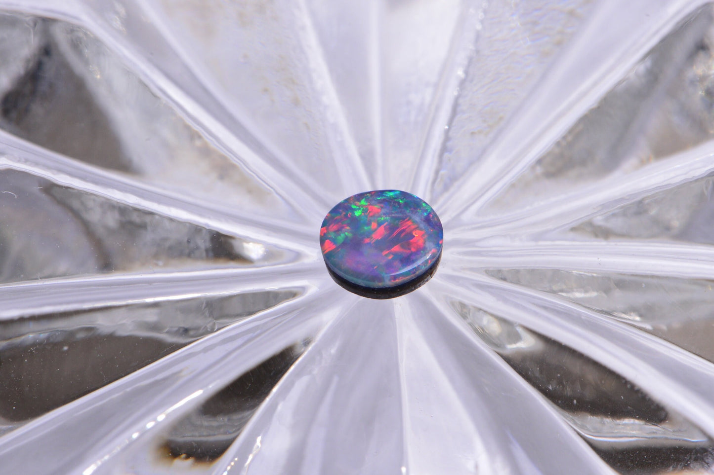 4mm Australian Black Opal Round Cabochon Natural Gemstone Jewelry Making Supplies