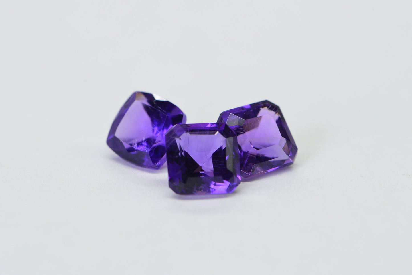 5mm Natural Amethyst Cushion cut cabochon loose gemstone