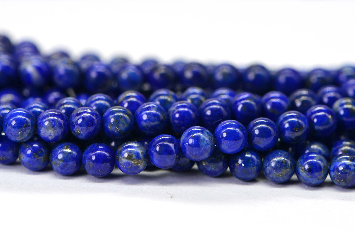 Lapis Lazuli Beads: 4mm Royal Blue Gemstone, Luxe Jewelry Making Supplies