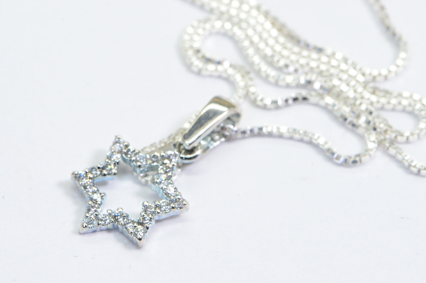 Brilliant Star Pendant Sterling silver Tiny pendant