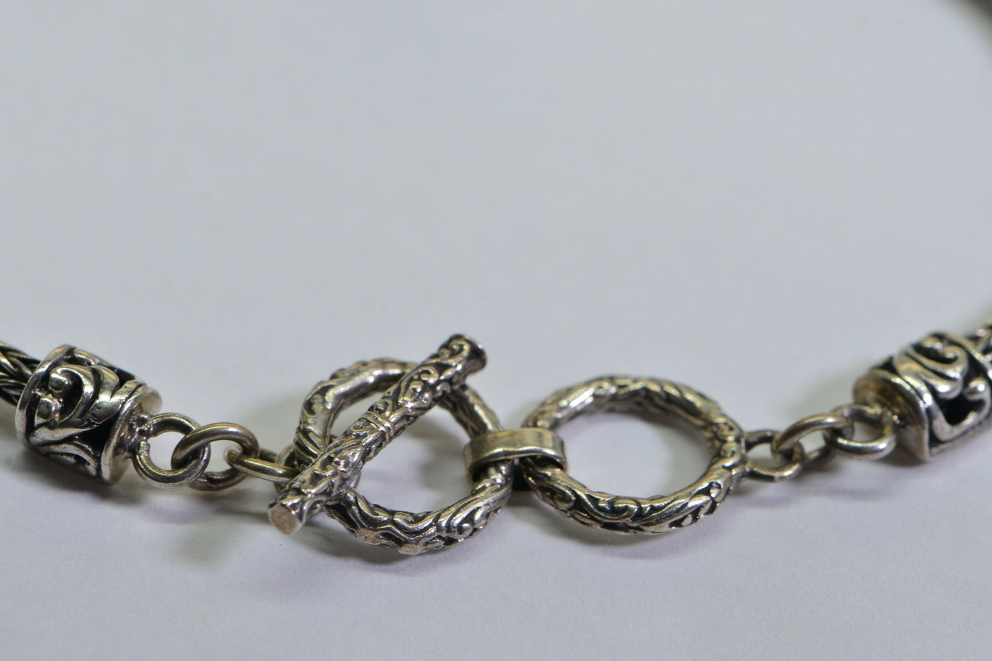 Golden South Sea Pearl Bracelet: Sterling Silver Toggle, Heavy Chain