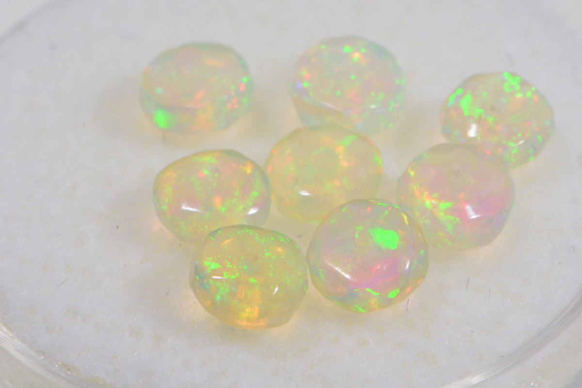Ethiopian Welo Opal Faceted Beads Natural Gemstone Beads Jewelry Making Supplies
