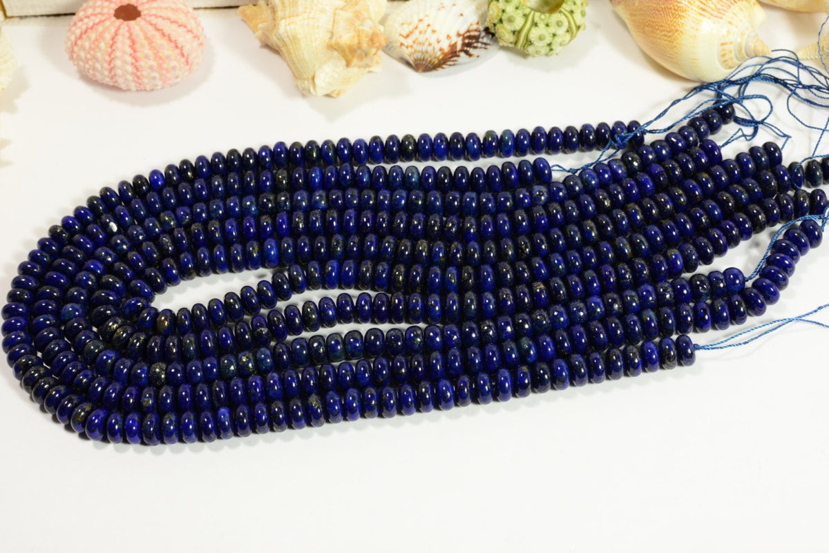 Lapis 8.5x4.7 mm 7" inch Strand Gemstone Beads Lapis Lazuli Jewelry Making Supplies