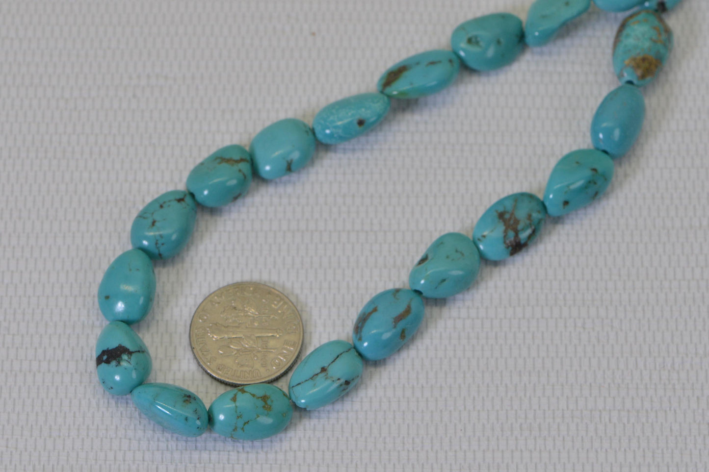Natural Turquoise Nugget Beads mm Freeform No 8 Turquoise