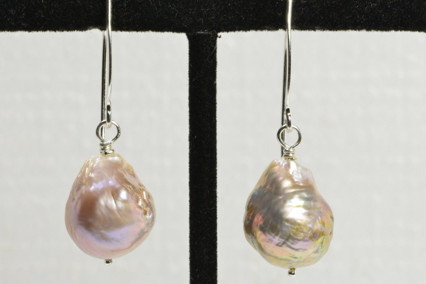 Kasumi Like Pearl Earrings, Genuine Pearl, Sterling Silver