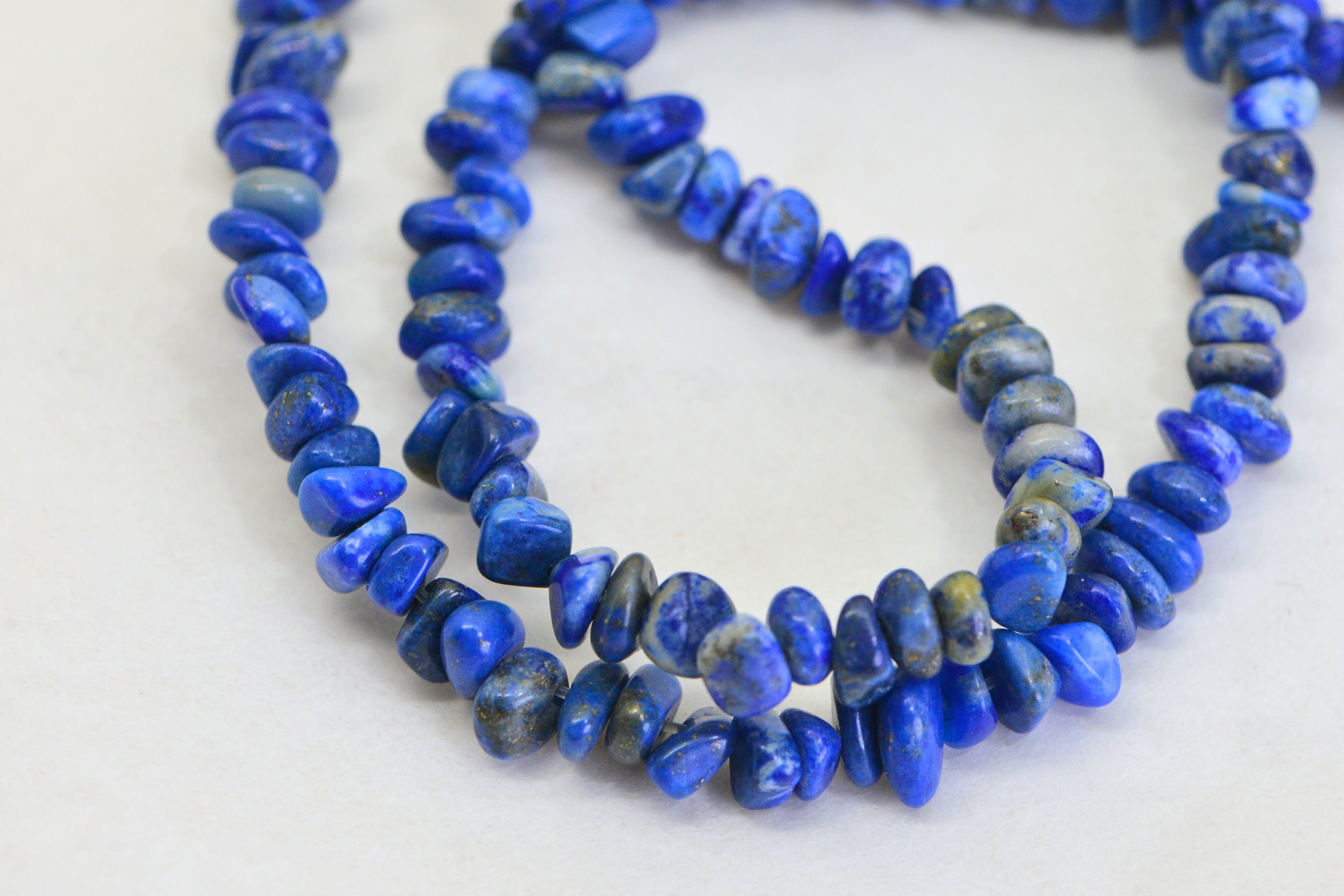 Natural Lapis Lazuli Nugget Beads – AA Quality
