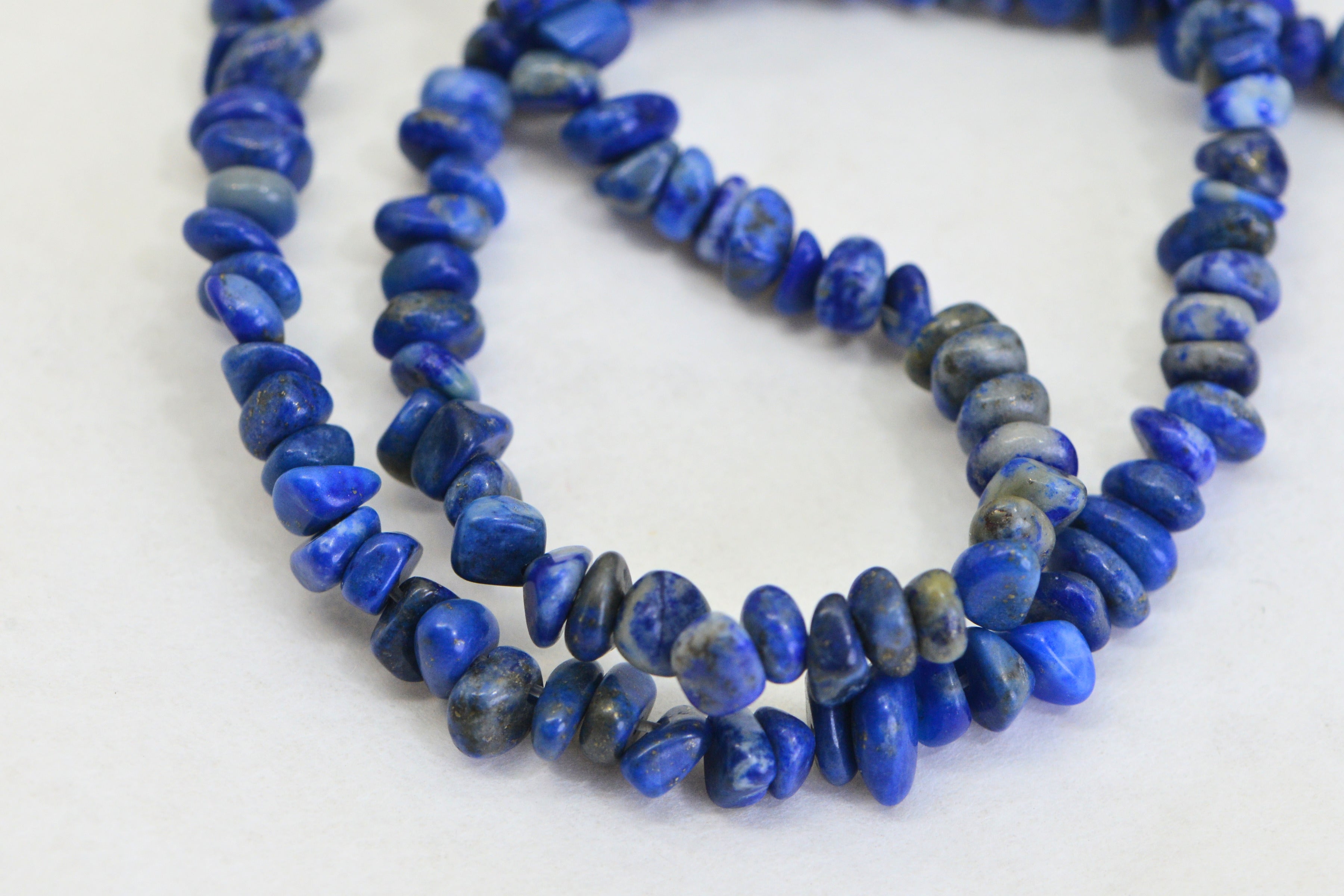 Natural Lapis Lazuli Nugget Beads – AA Quality