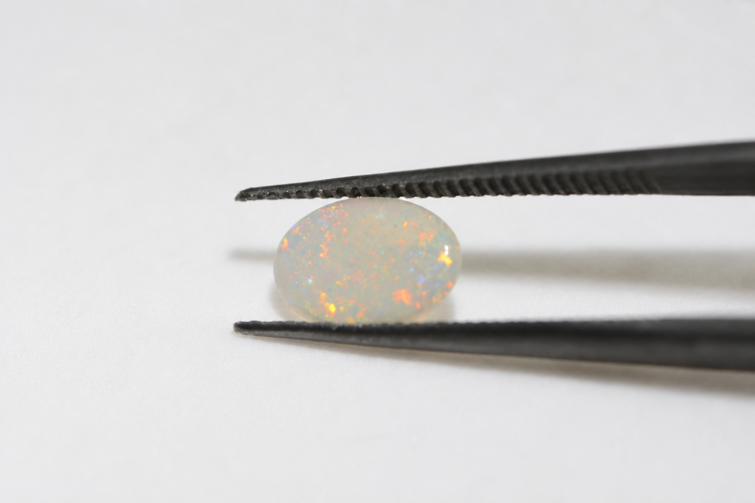 Crystal Opal Solid White Australian Opal Cabochon Coober Pedy Natural Opal Gemstone
