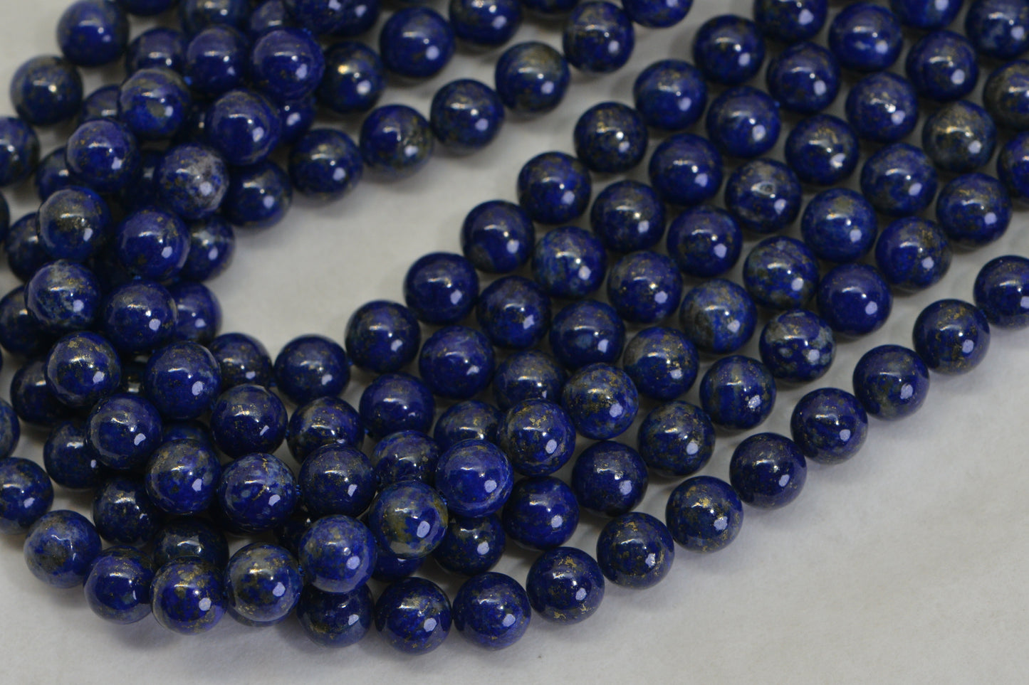 AAA Lapis Lazuli Beads 6mm  Natural Gemstone Full Strand 15.5 inches