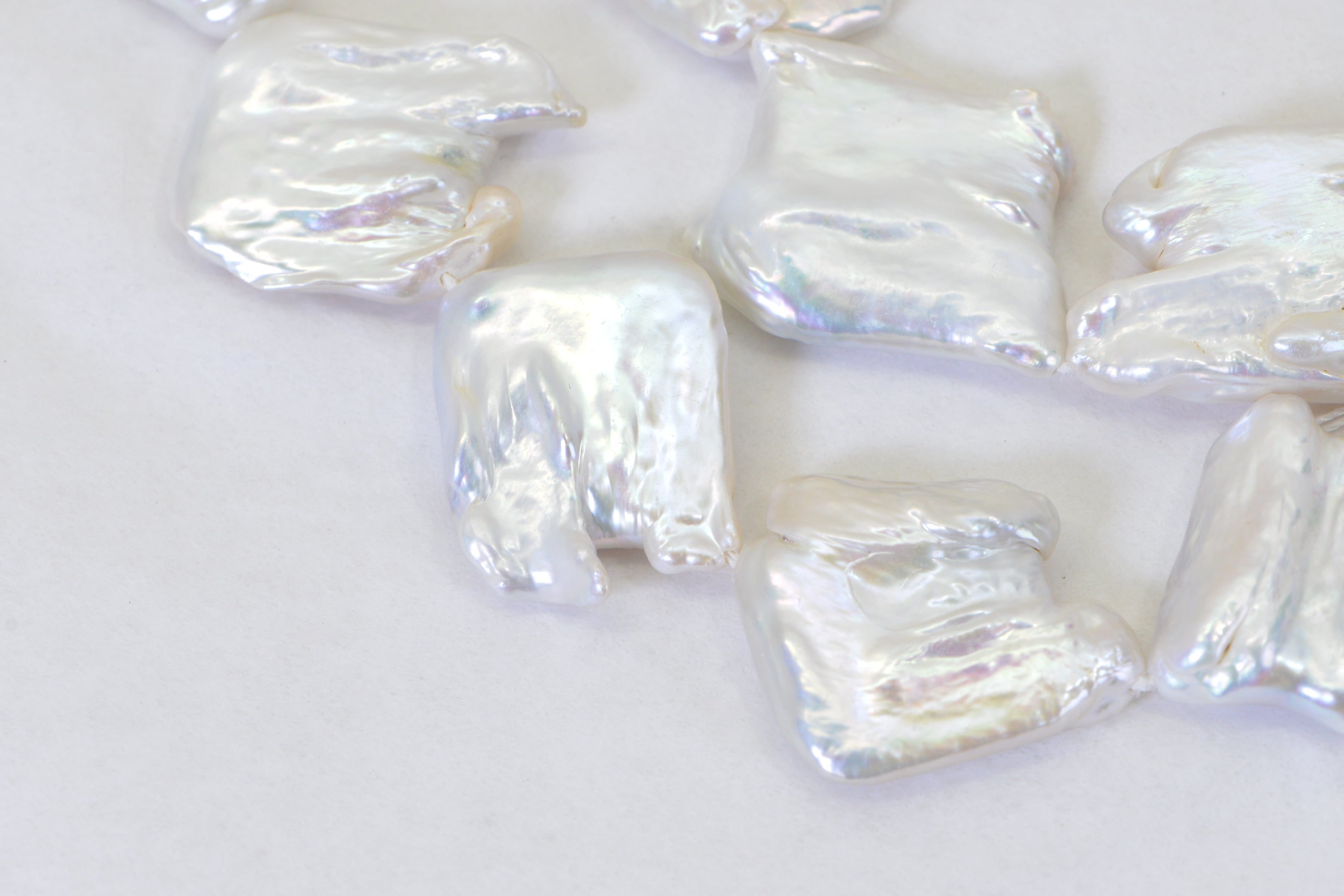 Baroque White Pearl Strand – AAA++ Quality