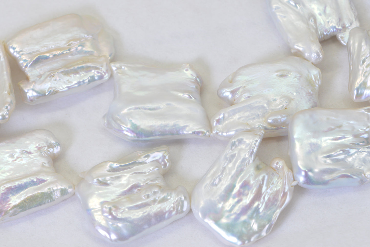 Baroque White Pearl Strand – AAA++ Quality