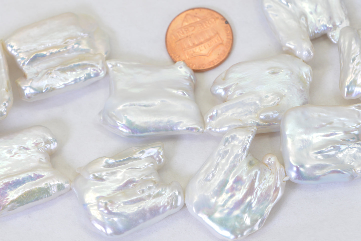 Baroque White Pearl Strand – AAA++ Quality