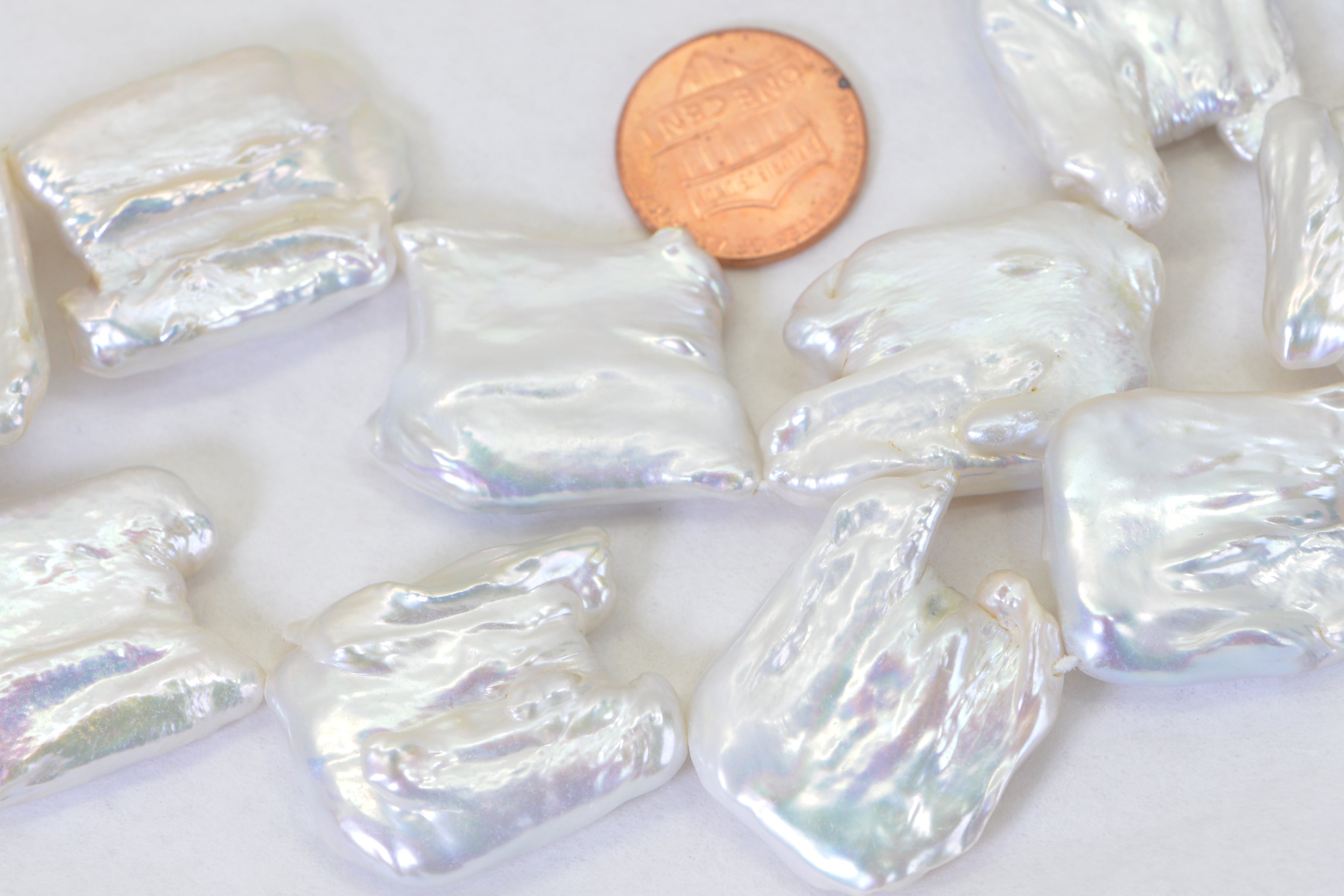 Baroque White Pearl Strand – AAA++ Quality