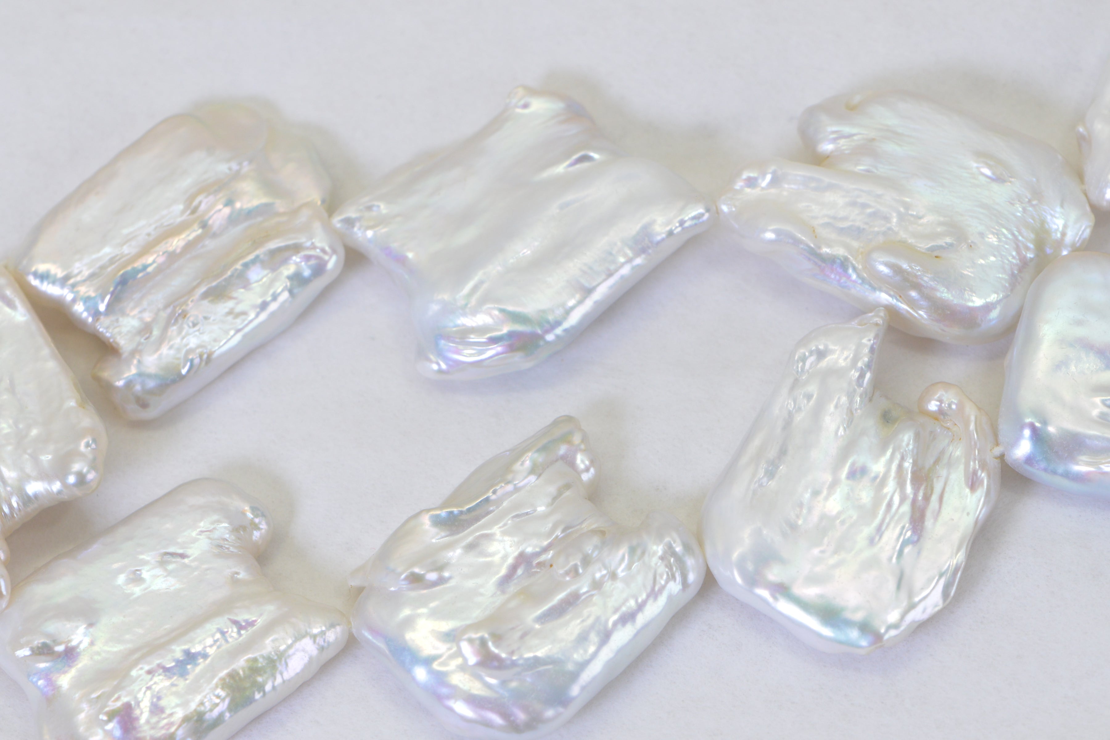 Baroque White Pearl Strand – AAA++ Quality