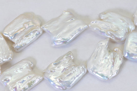Baroque White Pearl Strand – AAA++ Quality