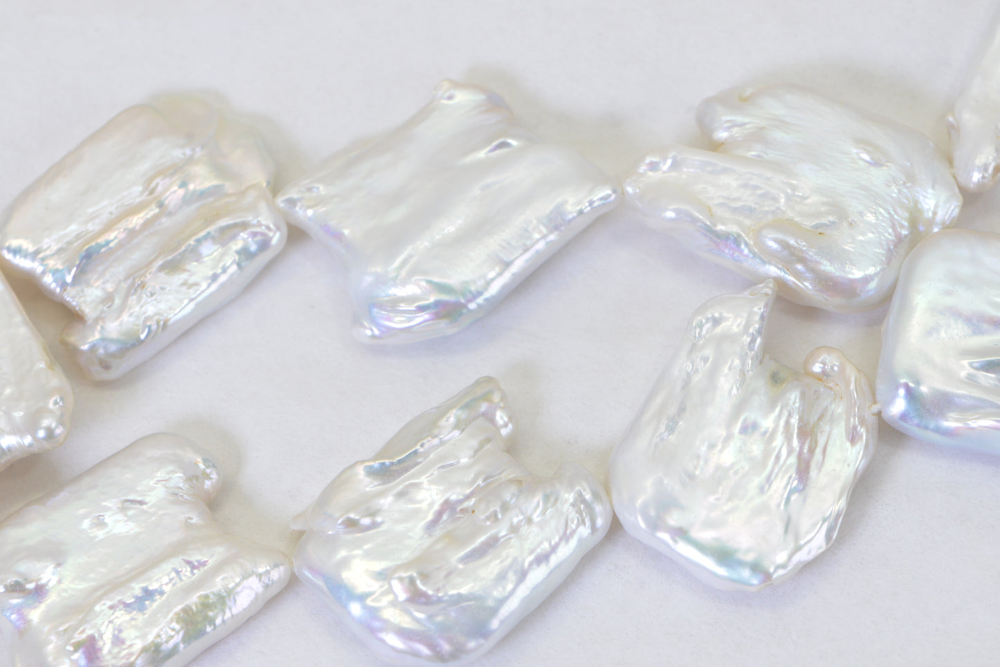 Baroque White Pearl Strand – AAA++ Quality
