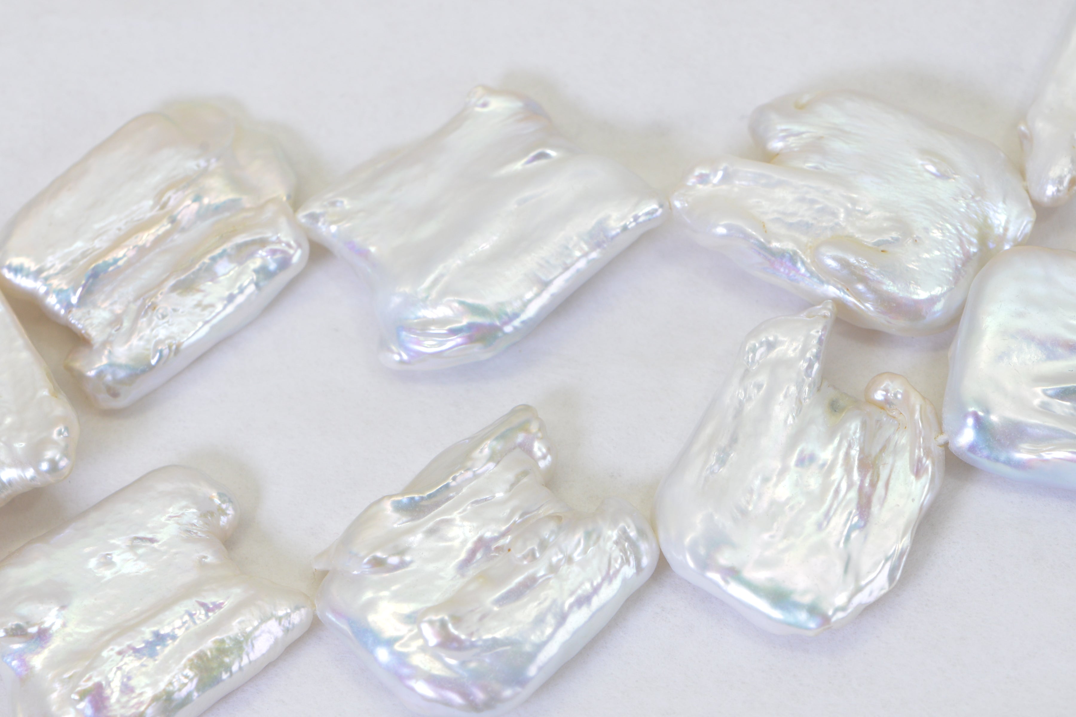 Baroque White Pearl Strand – AAA++ Quality