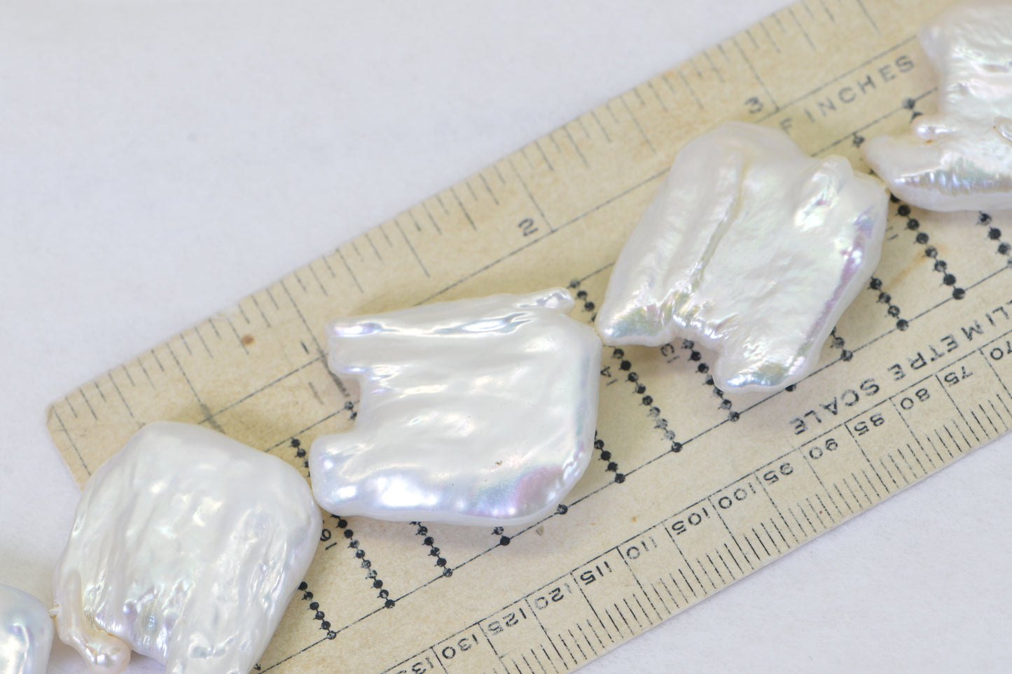 Baroque White Pearl Strand – AAA++ Quality