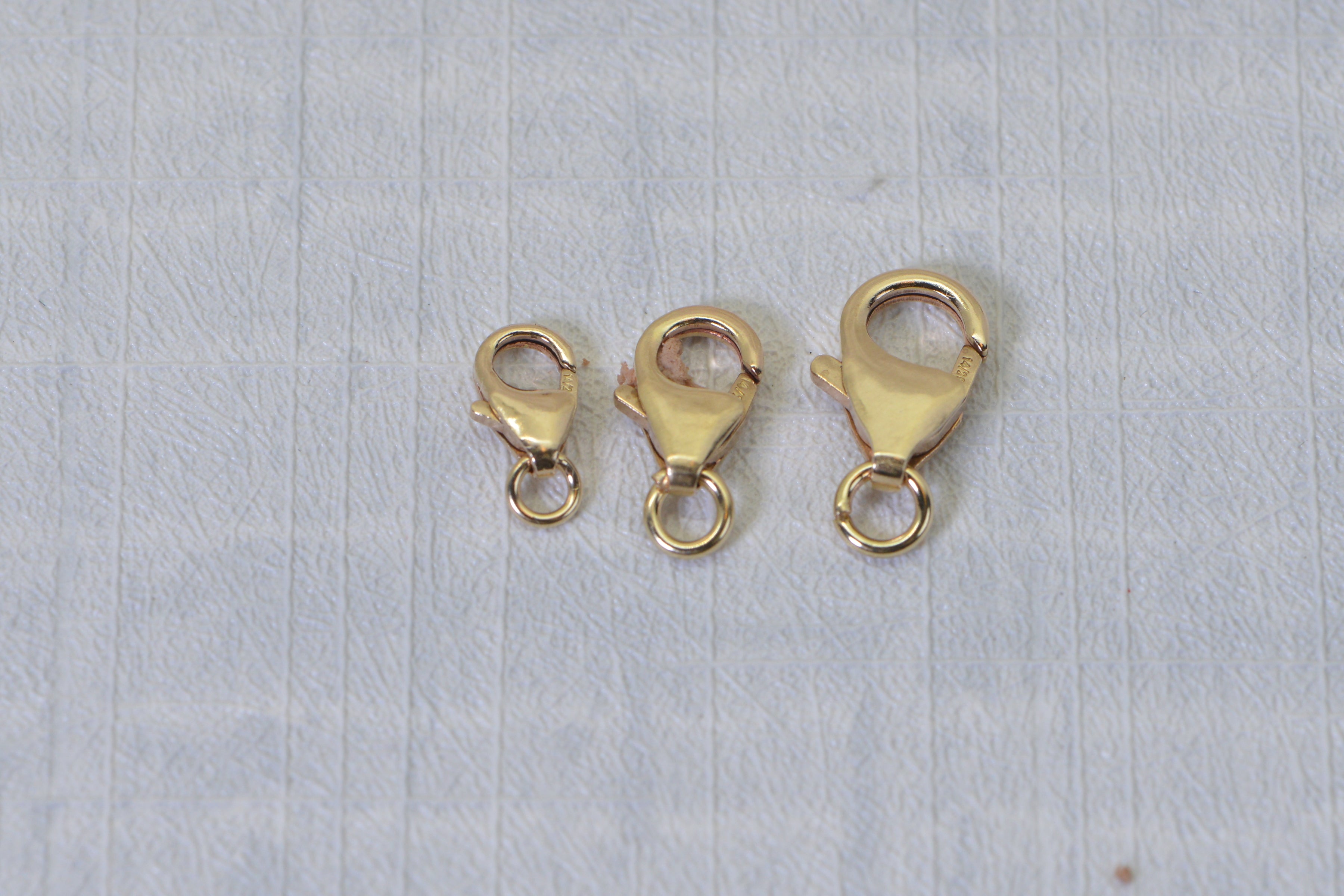 Trigger Clasp 14K /20 Gold End For Chain Yellow Gold Lobster Clasp Finding Supply