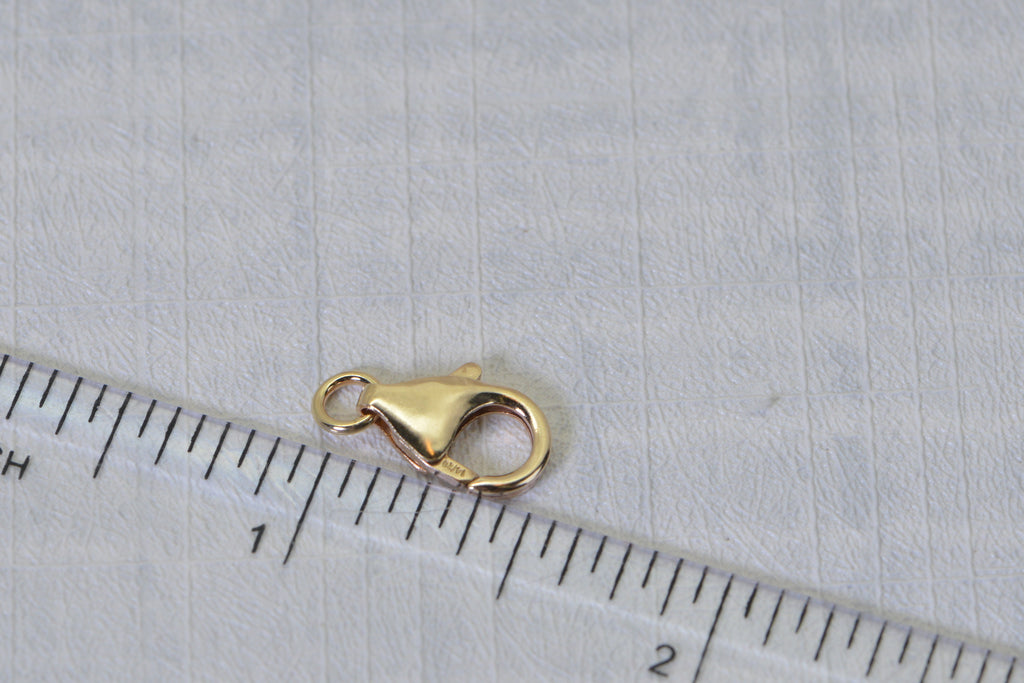 Trigger Clasp 14K /20 Gold End For Chain Yellow Gold Lobster Clasp Finding Supply