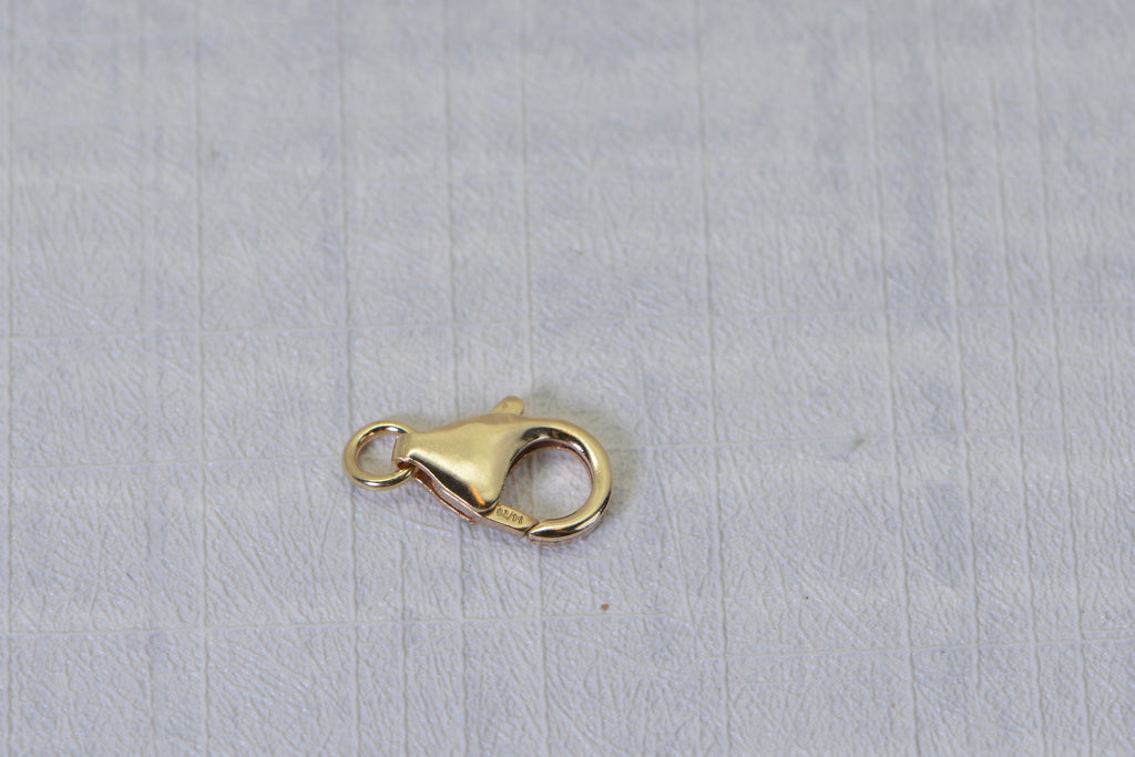 Trigger Clasp 14K /20 Gold End For Chain Yellow Gold Lobster Clasp Finding Supply