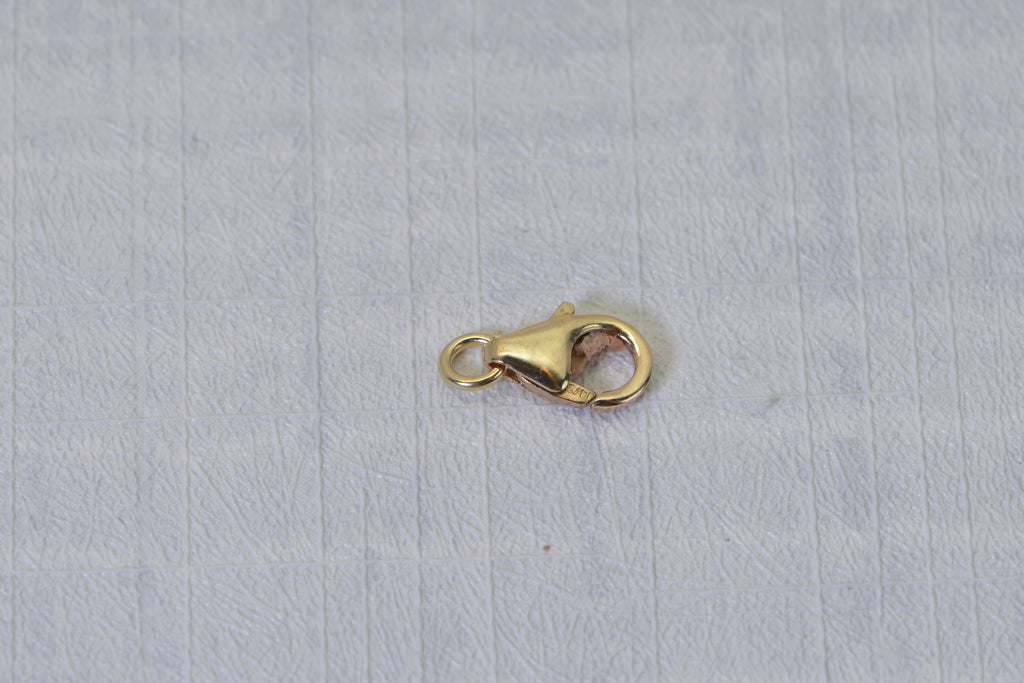 Trigger Clasp 14K /20 Gold End For Chain Yellow Gold Lobster Clasp Finding Supply