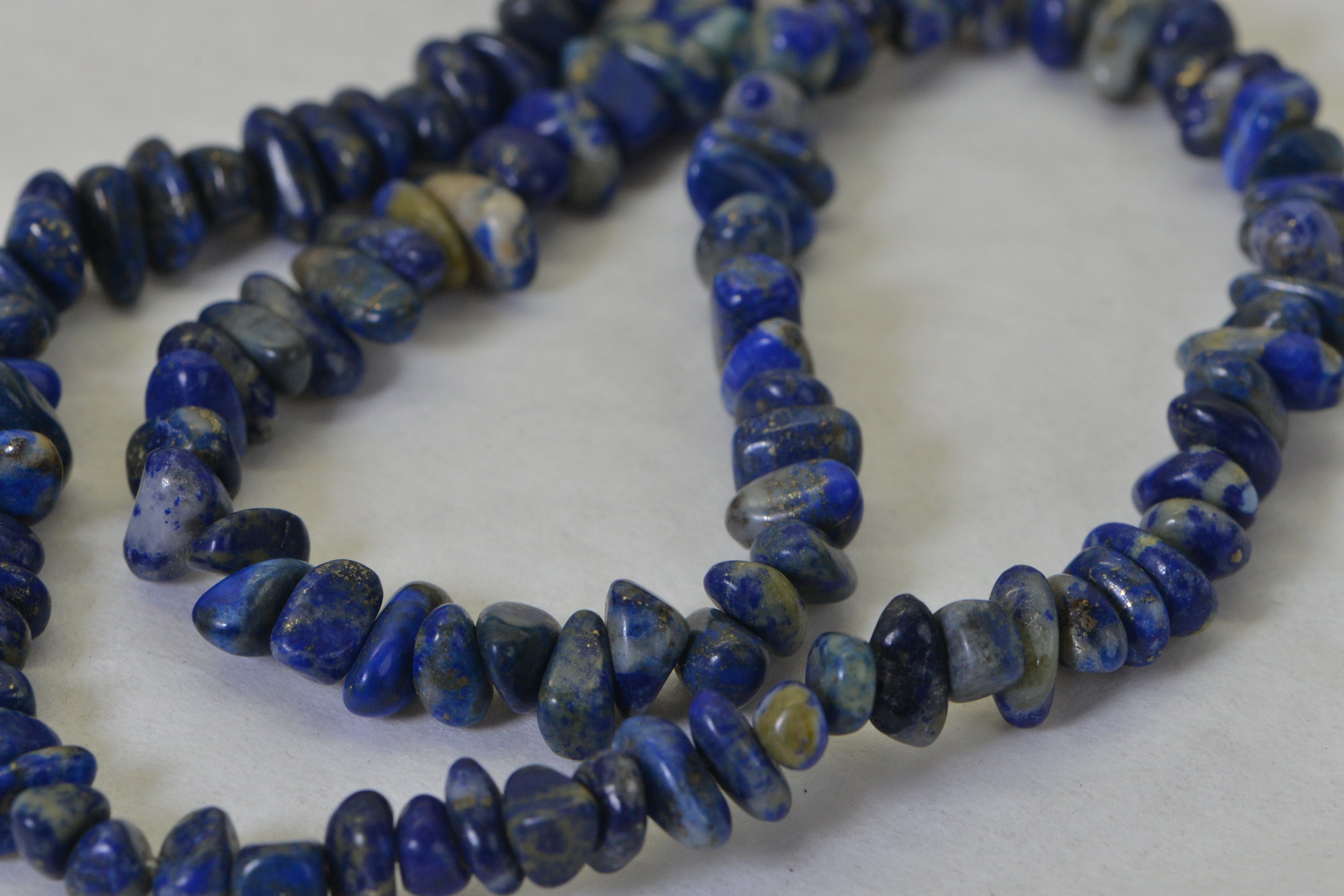 Natural Lapis Lazuli Nugget Beads AA Quality Royal Blue 8x3mm, Smooth Polished Gemstone Strand, Lapis Jewelry Making Supplies, 15.5 Inch Strand