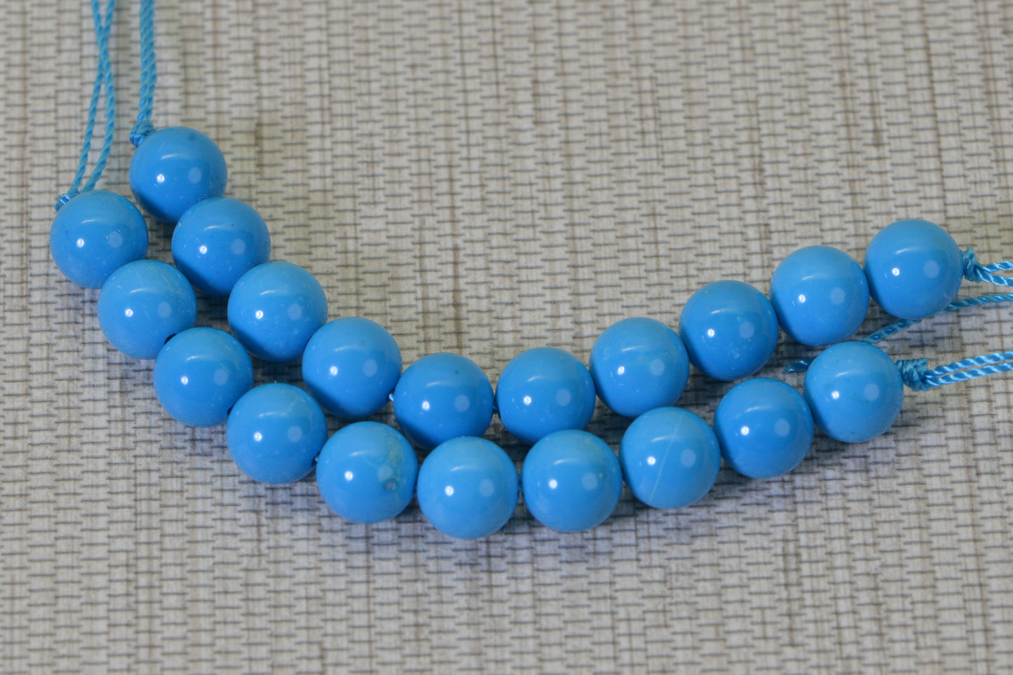 8.5mm Sleeping Beauty Turquoise Beads  Round  Smooth Finish Natural Gemstone Beads