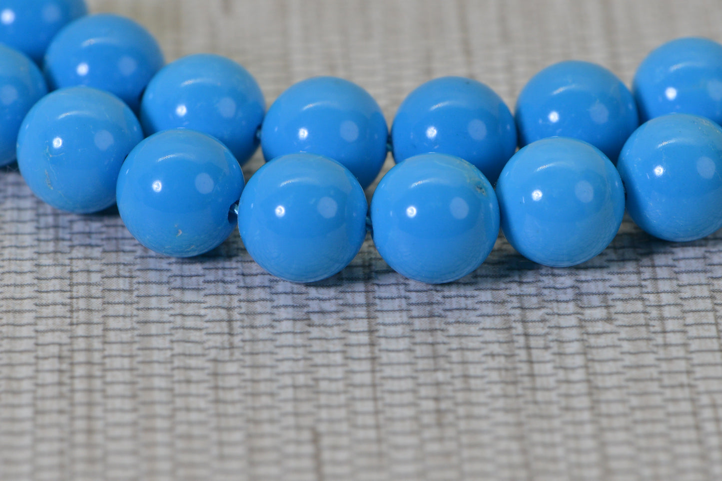8.5mm Sleeping Beauty Turquoise Beads  Round  Smooth Finish Natural Gemstone Beads