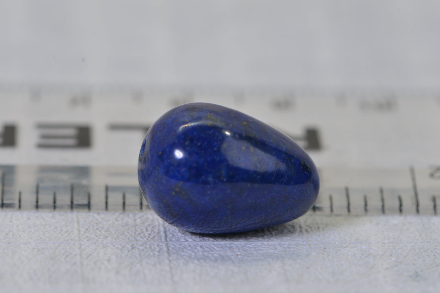Natural Lapis Lazuli Drop Large Drilled Vertical 16X12mm Smooth Polished Loose Gemstone