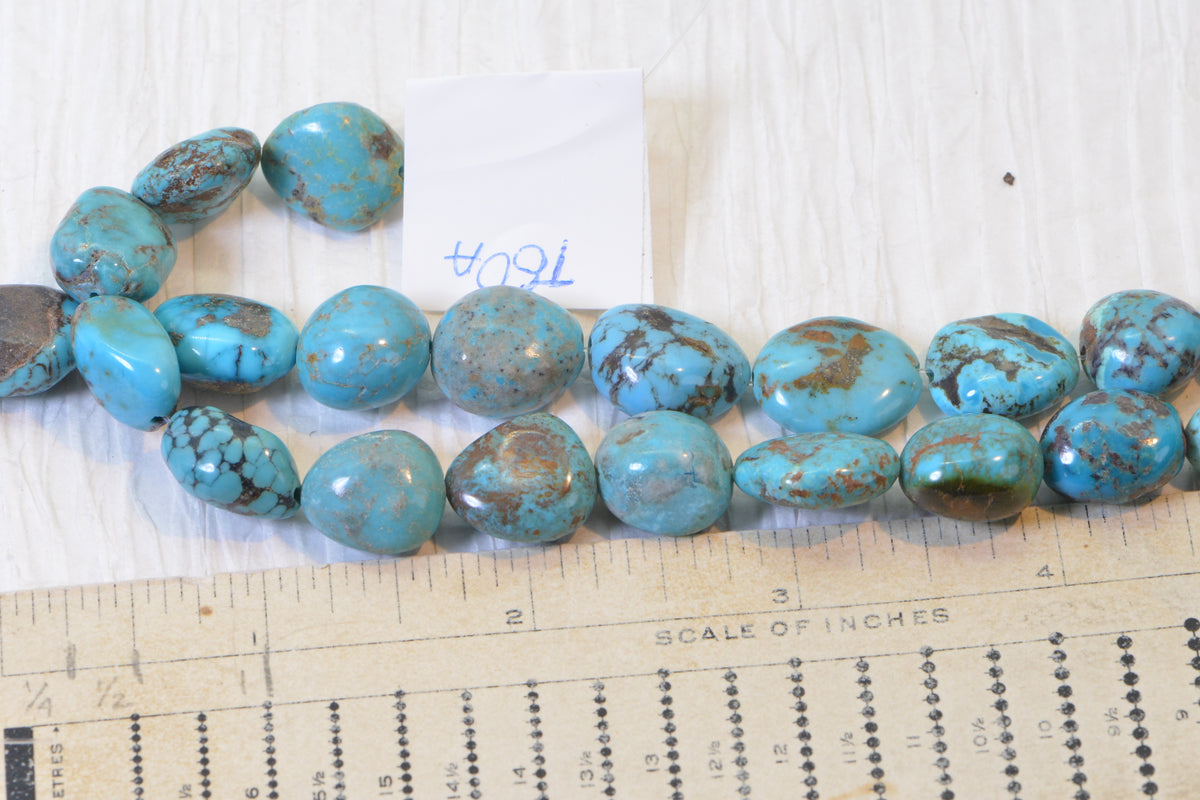 Royston Turquoise  Nugget Beads Natural Gemstone Beads Turquoise Jewelry Supplies