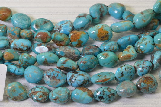 Royston Turquoise  Nugget Beads Natural Gemstone Beads Turquoise Jewelry Supplies