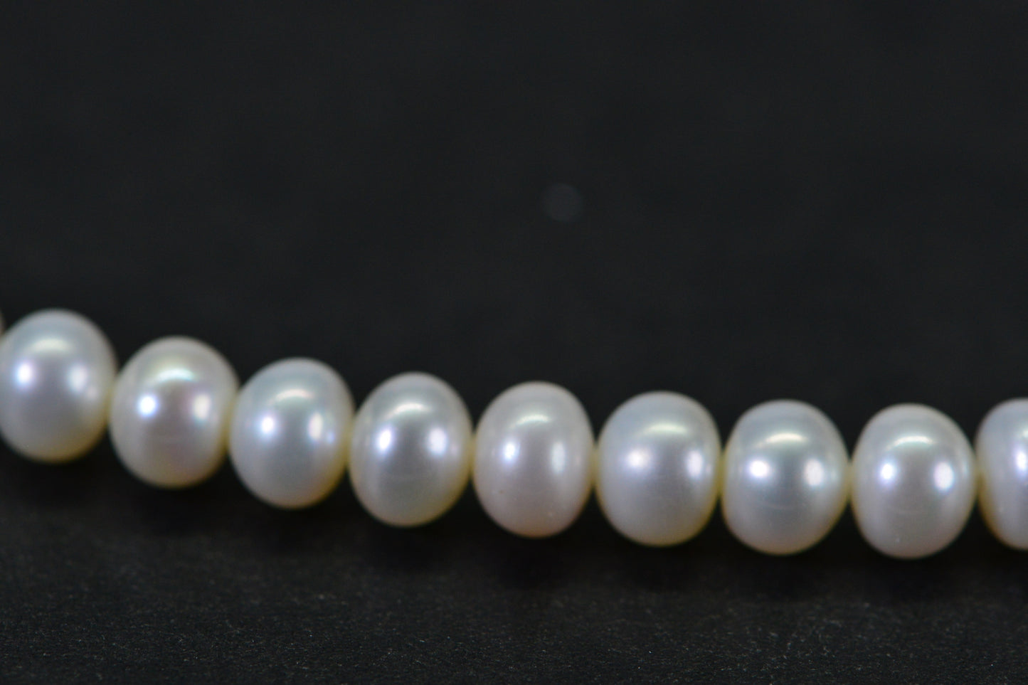 Semi-Round Freshwater Pearl Strand 5–6mm Potato Shape High Luster Full Strand