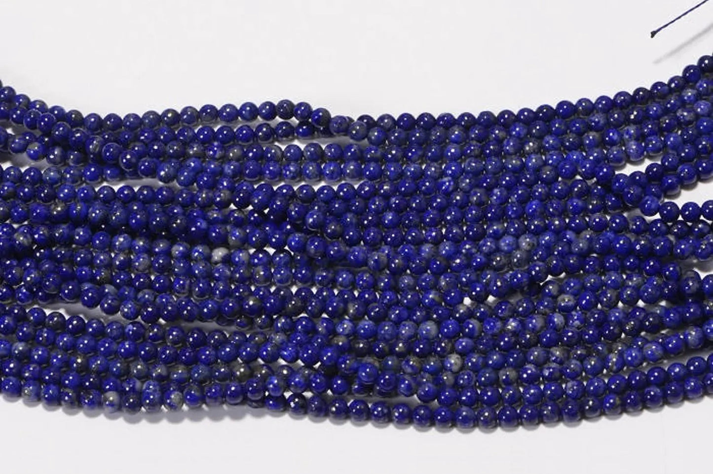 Natural Lapis Lazuli Tiny beads 3mm full Strand