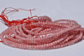 AAA Rhodochrosite Beads – 3mm Round Gemstone Strand