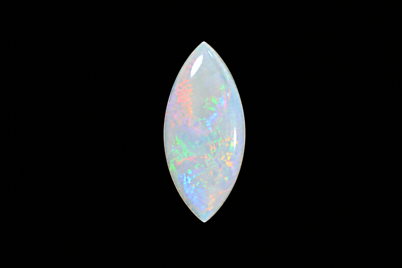 Australian white Opal Solid Natural Gemstone Marquise Cabochons