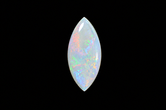 Australian white Opal Solid Natural Gemstone Marquise Cabochons