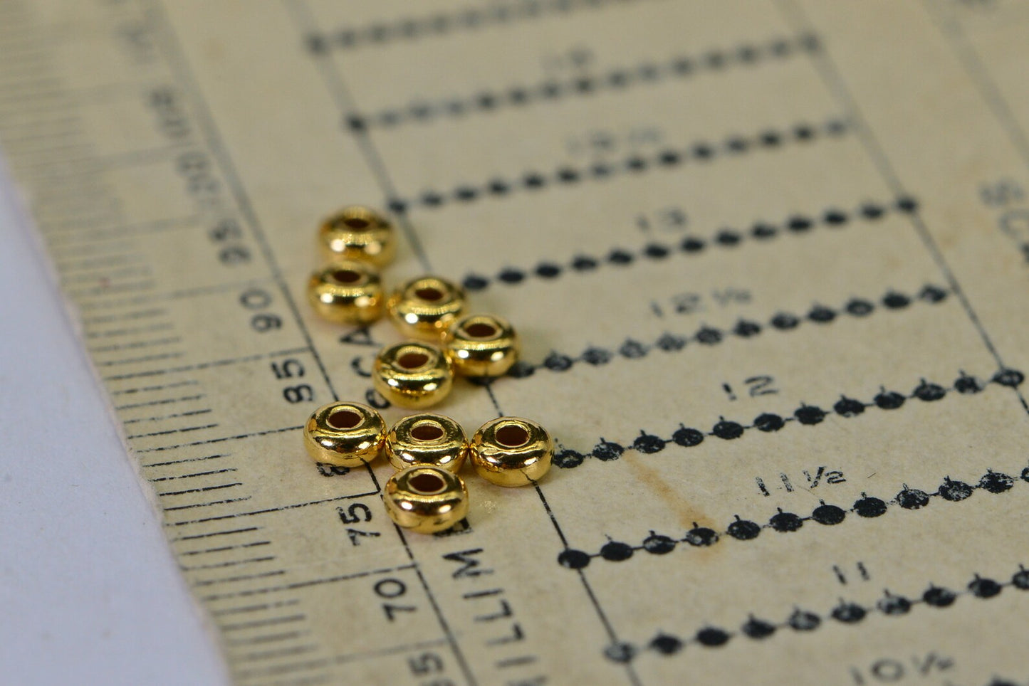 14K Gold Filled 3mm Rondelle Beads