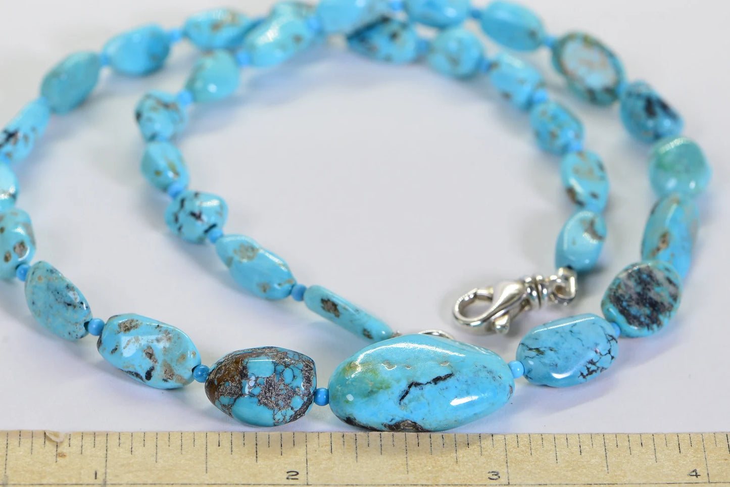 Genuine Sleeping Beauty Turquoise beads Free Form American Turquoise