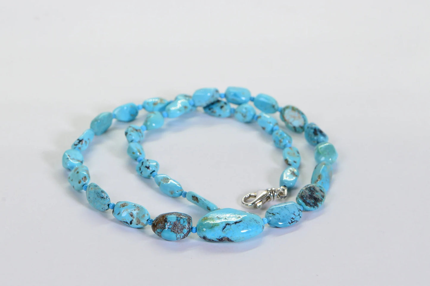 Genuine Sleeping Beauty Turquoise beads Free Form American Turquoise