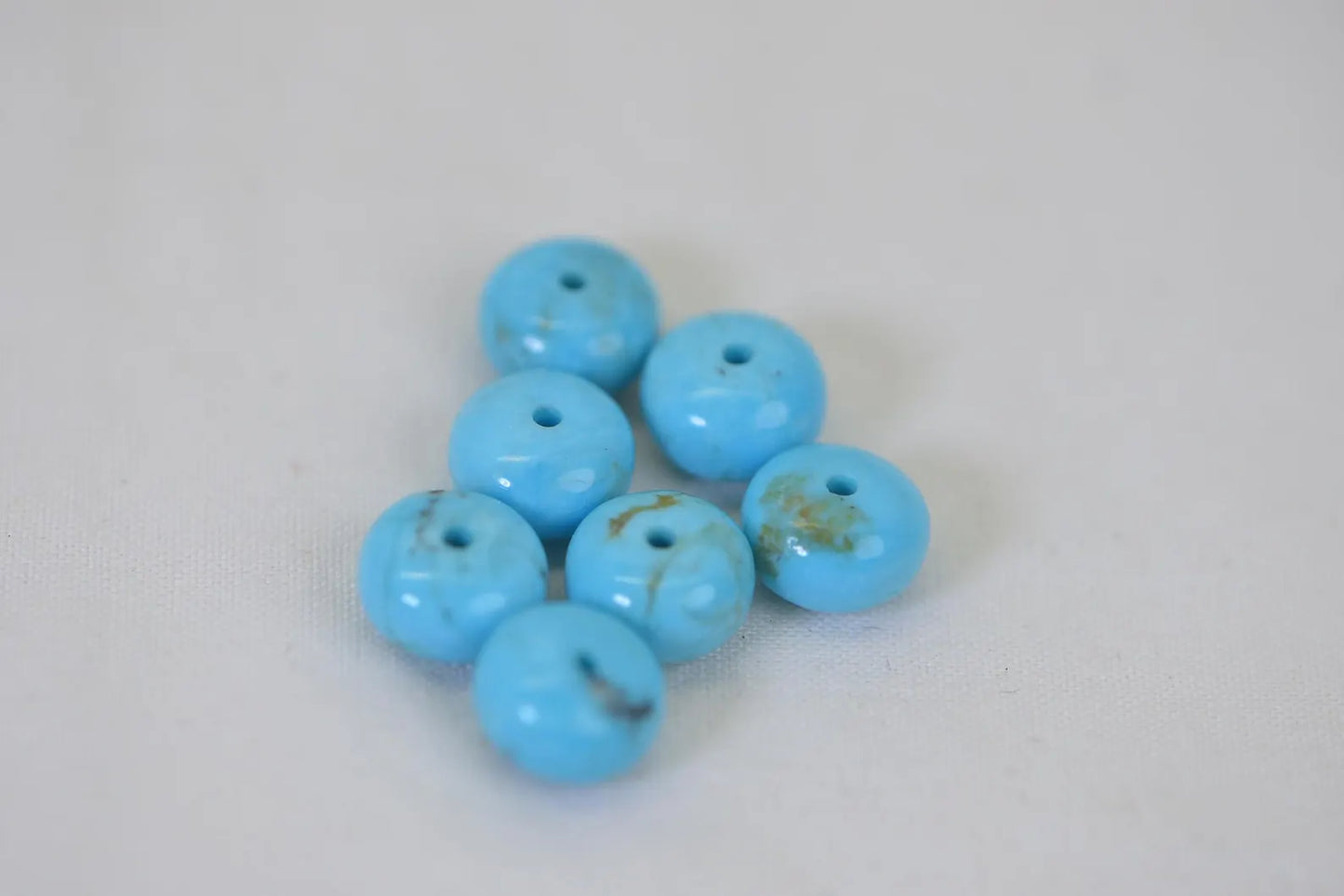 Arizona Turquoise Rondelle Sleeping Beauty