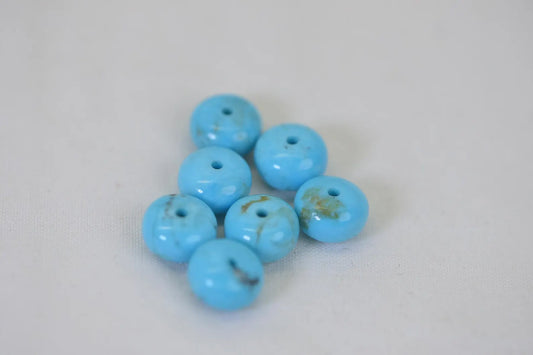 Arizona Turquoise Rondelle Sleeping Beauty