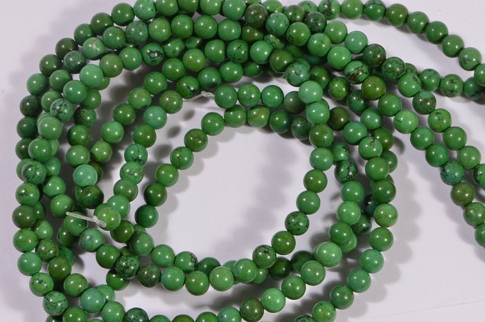 Turquoise Full Strand Beads 6mm Natural Gemstone Beads Jewelry Making Supplies