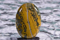 Ocean Jasper Cabochon: Oval Gemstone for Ring or Pendant (35x25x6mm)