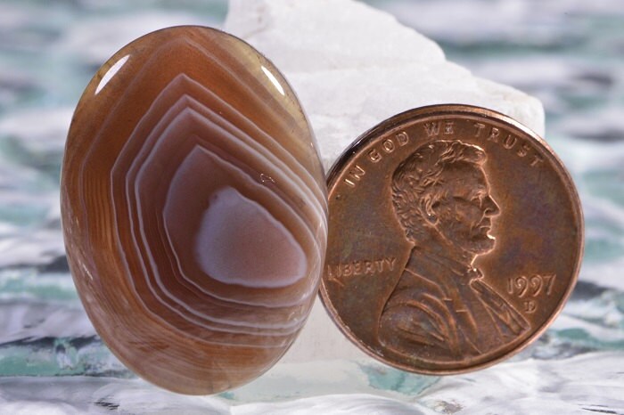 Botswana Agate 25x18x5mm Natural Gemstones Cabochons Agate Cabs