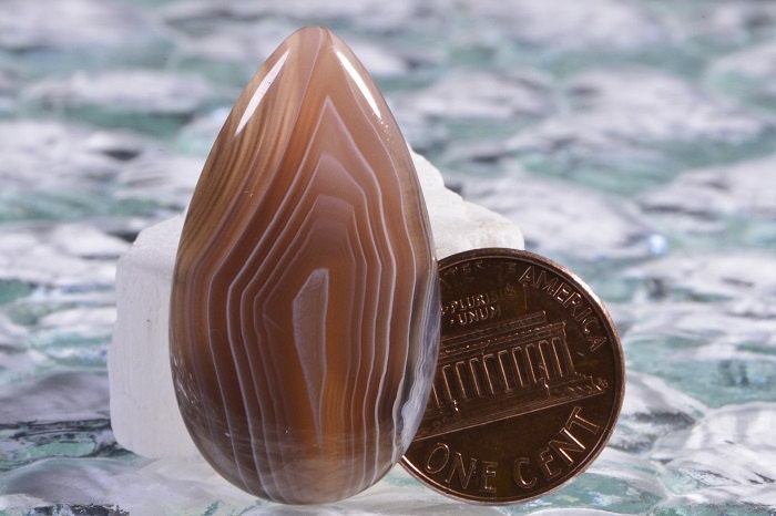 Botswana Agate 35x20x5.1mm Natural Gemstones Cabochons Agate Cabs